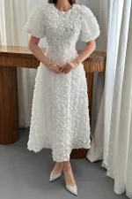 Robe rose blanche en gros