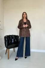 Veste léopard en gros