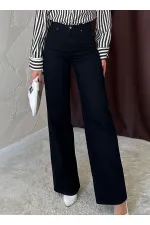 Toptan Siyah Comfy Jeans Pantolon