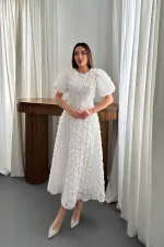 Robe rose blanche en gros