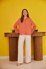 Chemise Jessica Stone à poignets larges en gros