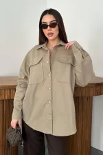 Toptan Vizon Gabardin Gömlek