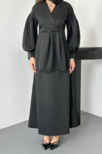 Toptan Siyah Gül Detaylı Takım