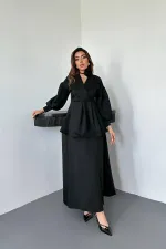 Toptan Siyah Gül Detaylı Takım