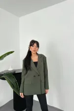 Veste blazer kaki en gros