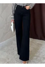 Toptan Siyah Comfy Jeans Pantolon