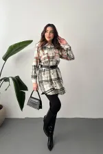 Toptan Mint Oduncu Gömlek Elbise