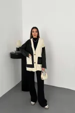 Toptan Siyah Garnili Kot Hırka