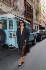 Veste oversize à rayures noires en gros