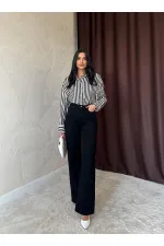 Toptan Siyah Comfy Jeans Pantolon