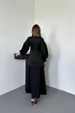 Toptan Siyah Gül Detaylı Takım