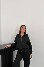 Combinaison de plongée noire à fermeture éclair en gros