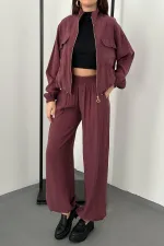 Toptan Mürdüm İkili Modal Takım