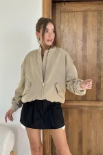Toptan Kemik Parçalı Bomber Ceket