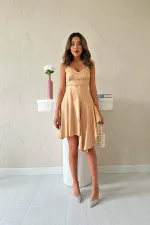 Robe asymétrique en jacquard de vison en gros