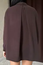 Chemise décontractée marron en gros