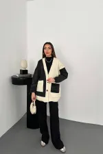 Toptan Siyah Garnili Kot Hırka