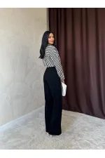 Toptan Siyah Comfy Jeans Pantolon