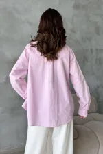 Toptan Pembe Yelekli Gömlek