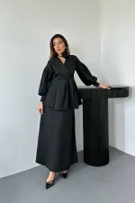 Toptan Siyah Gül Detaylı Takım