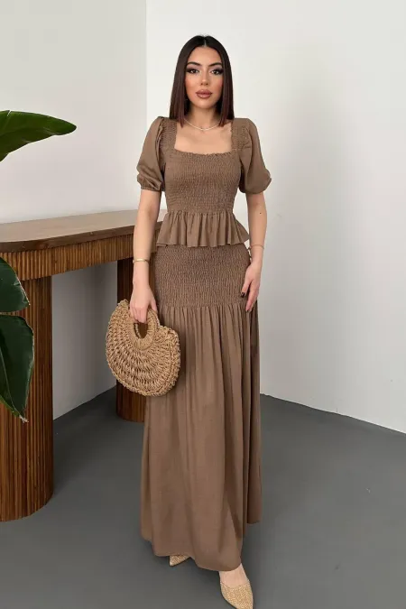 Toptan Moccah Gipeli Keten Takım