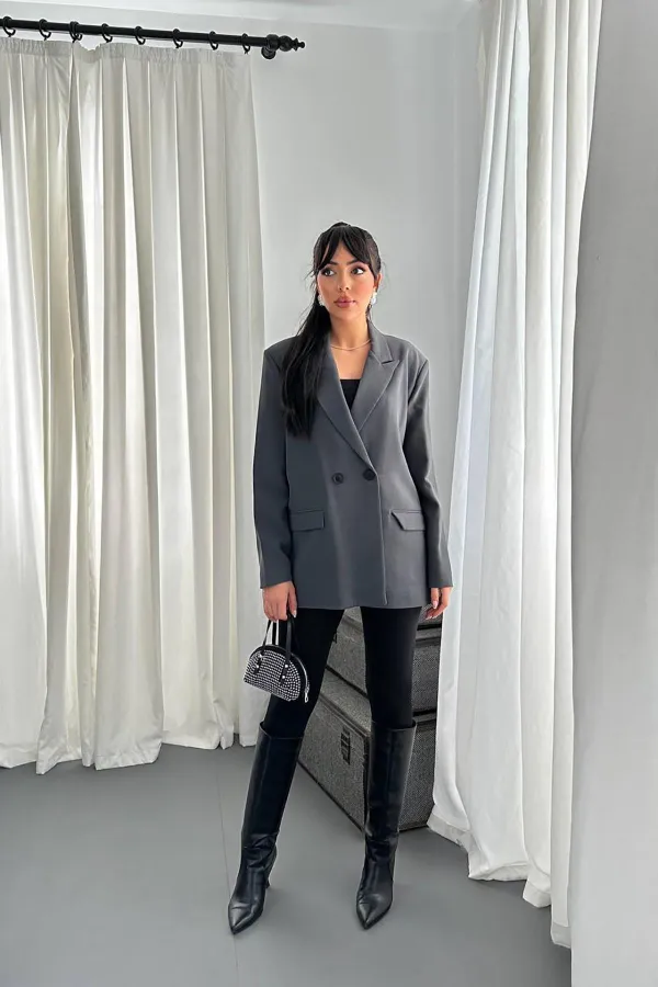 Toptan Füme Blazer Ceket