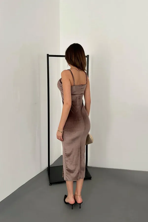 Robe en velours de vison en gros