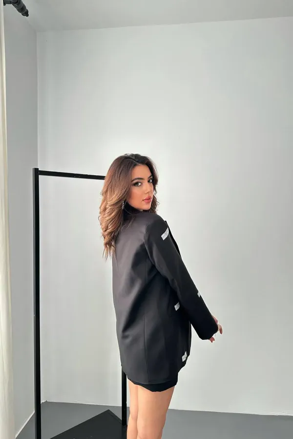 Veste détaillée Black Label en gros