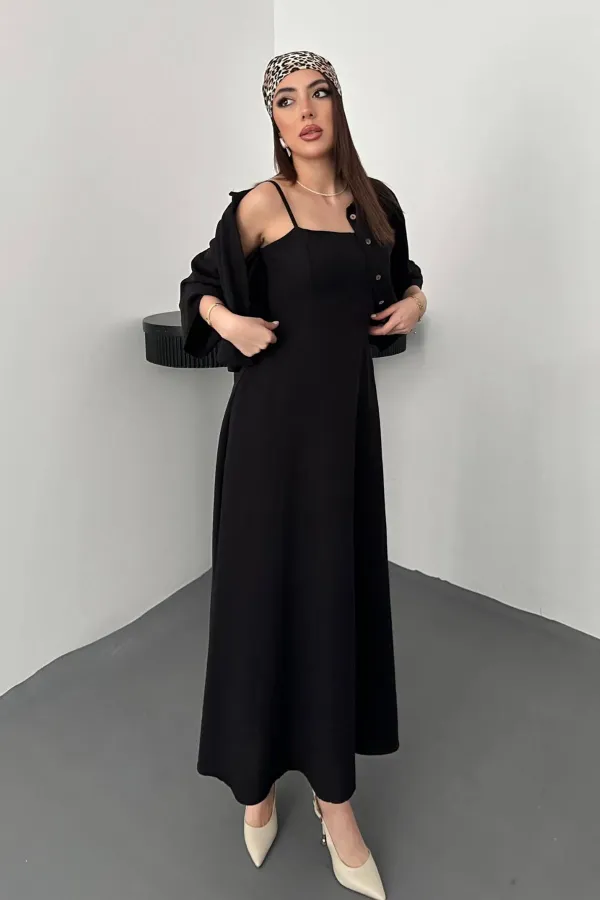 Wholesale Black Strappy Dresses and Shirts