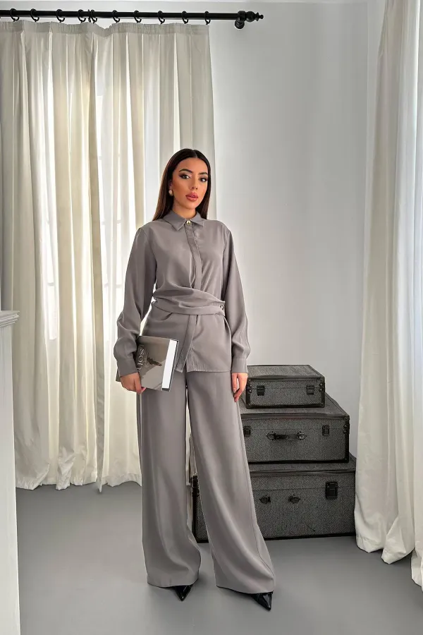 Toptan Gri İkili Takım