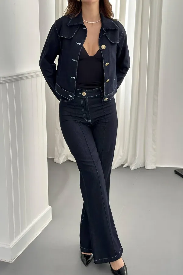 Toptan Mavi Kot Takım