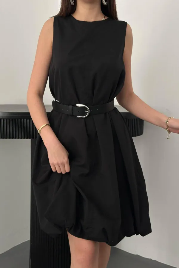 Robe ballon noire confortable en gros