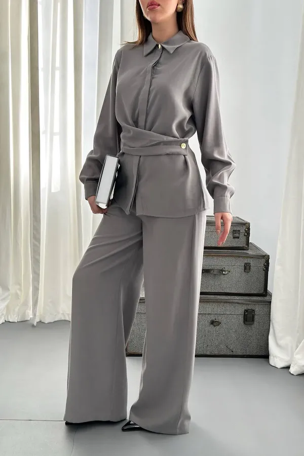 Toptan Gri İkili Takım