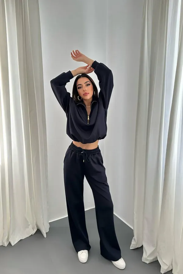 Combinaison de plongée bleu marine à fermeture éclair en gros