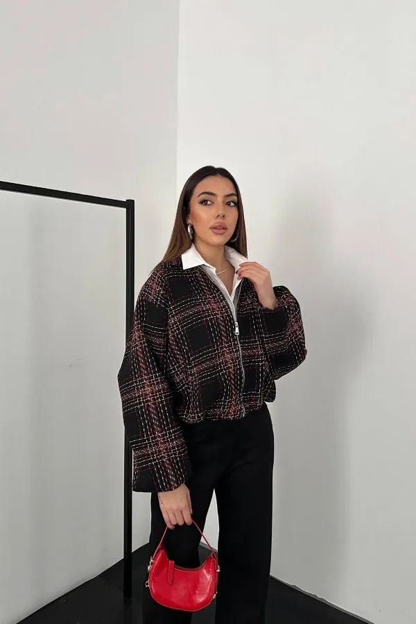 Wholesale Black Plaid Jackets