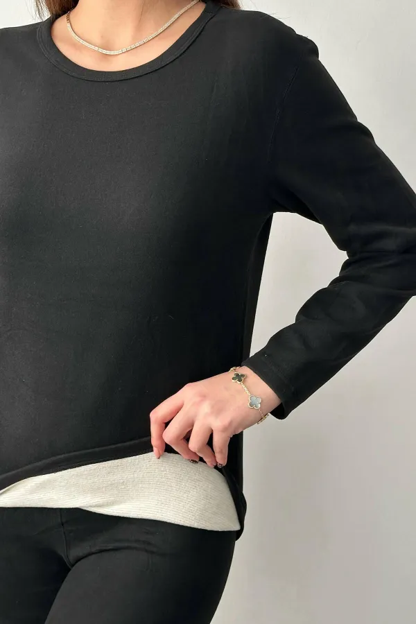 Toptan Siyah Çift Taraflı Termal Takım