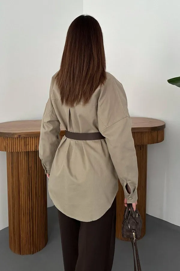 Toptan Vizon Gabardin Gömlek