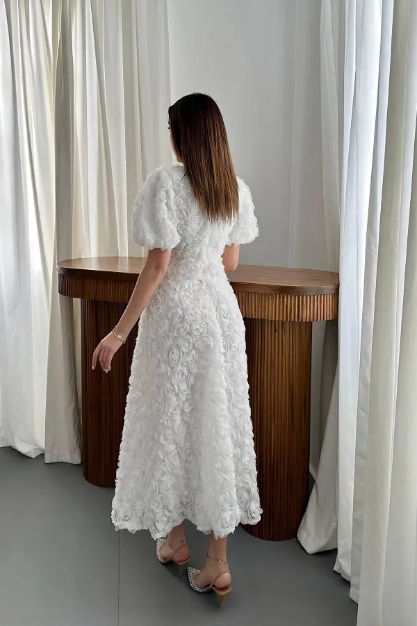 Robe rose blanche en gros