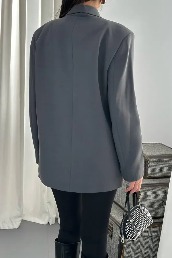 Toptan Füme Blazer Ceket