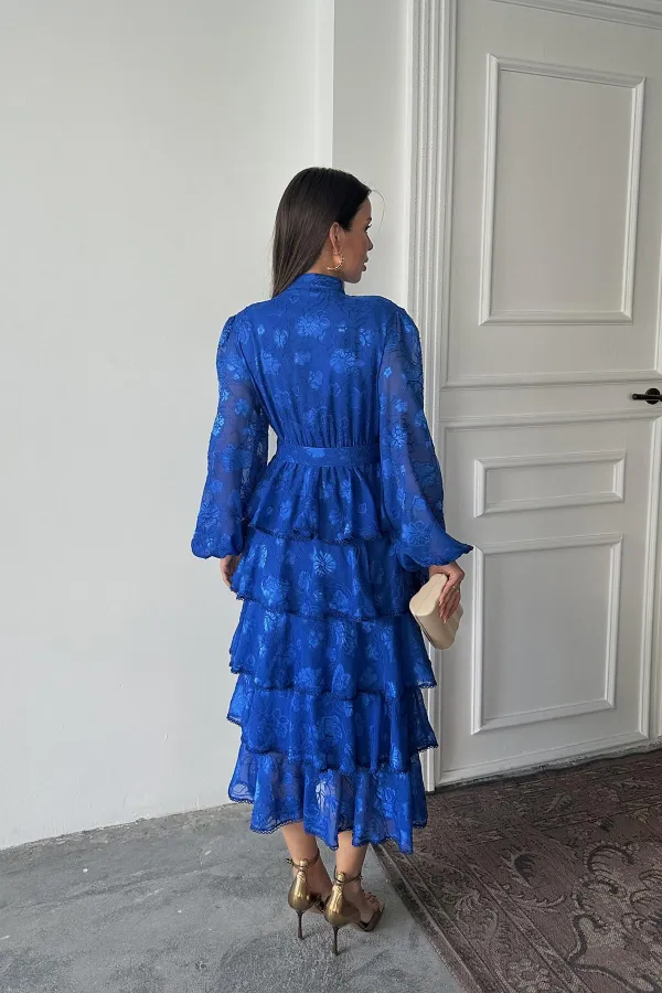 Robe superposée à rayures Saxe Walloon en gros