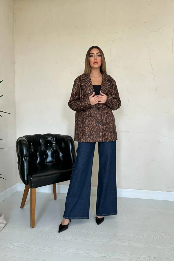 Veste léopard en gros