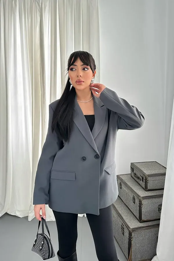 Toptan Füme Blazer Ceket