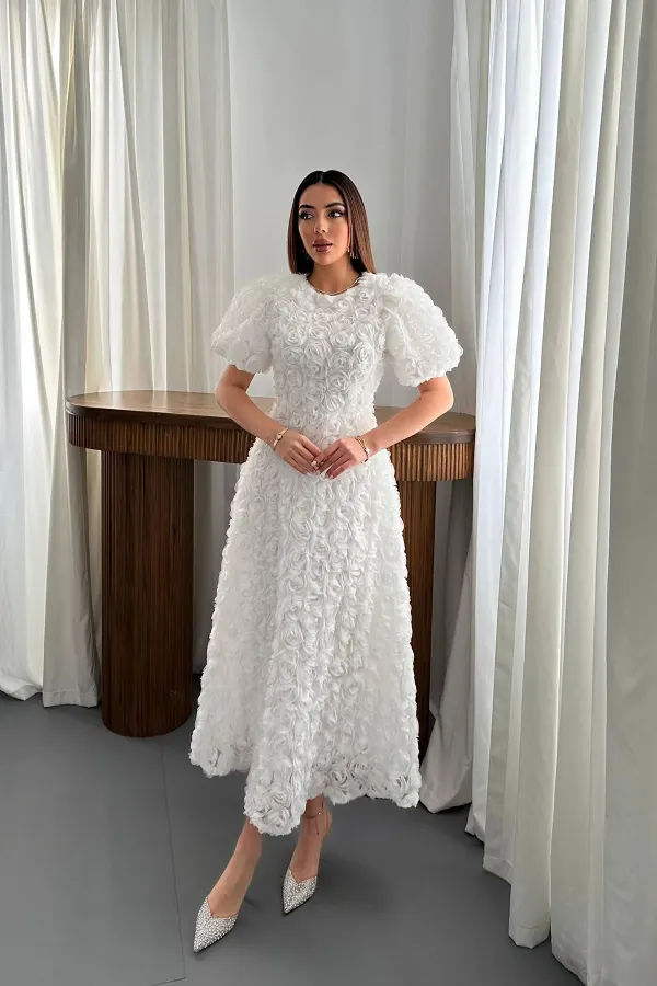 Robe rose blanche en gros