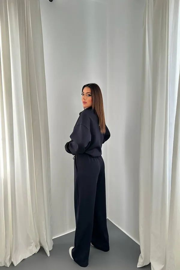 Combinaison de plongée bleu marine à fermeture éclair en gros