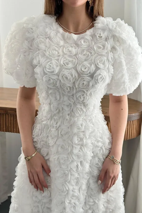 Robe rose blanche en gros