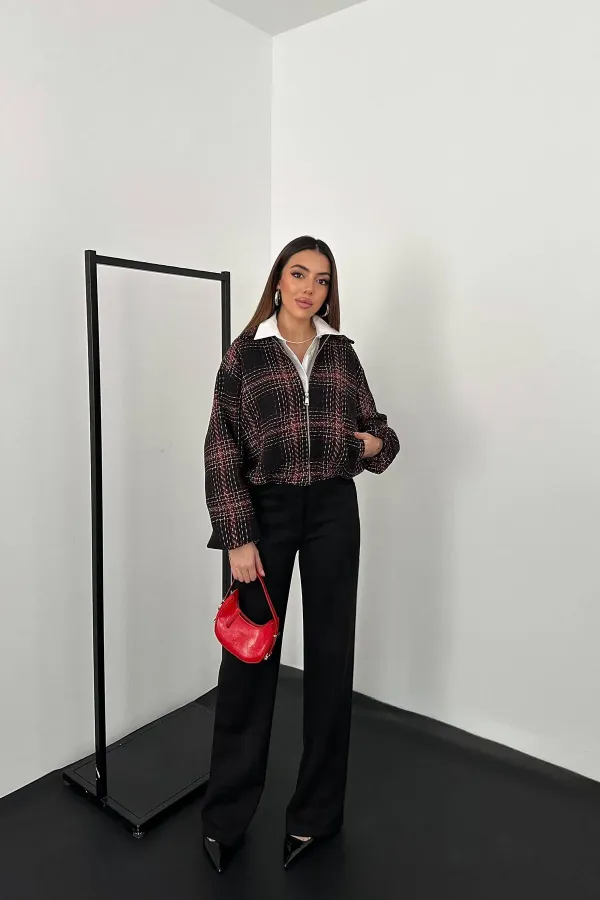 Wholesale Black Plaid Jackets