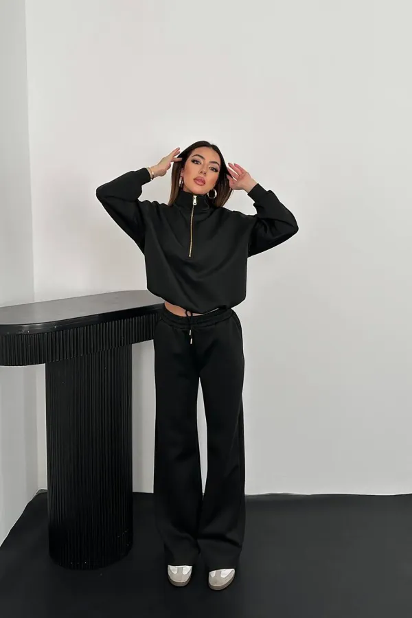 Combinaison de plongée noire à fermeture éclair en gros