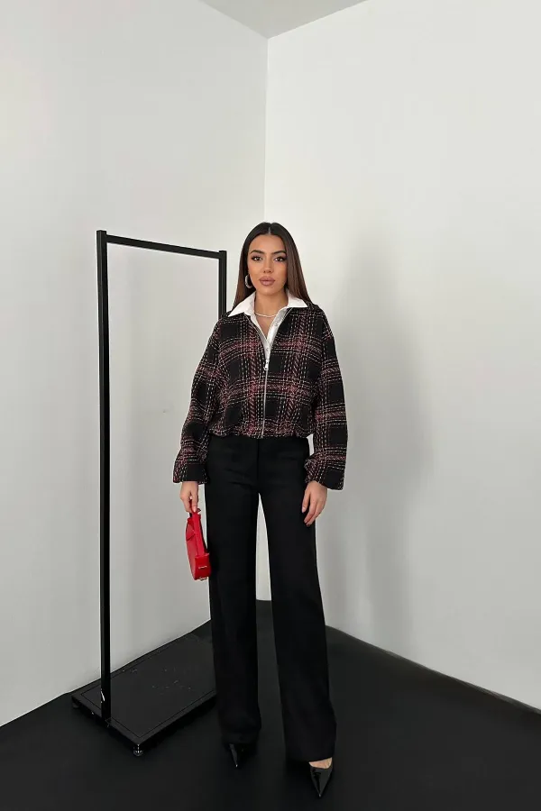 Wholesale Black Plaid Jackets