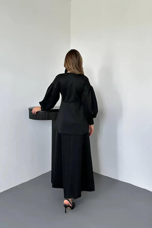 Toptan Siyah Gül Detaylı Takım