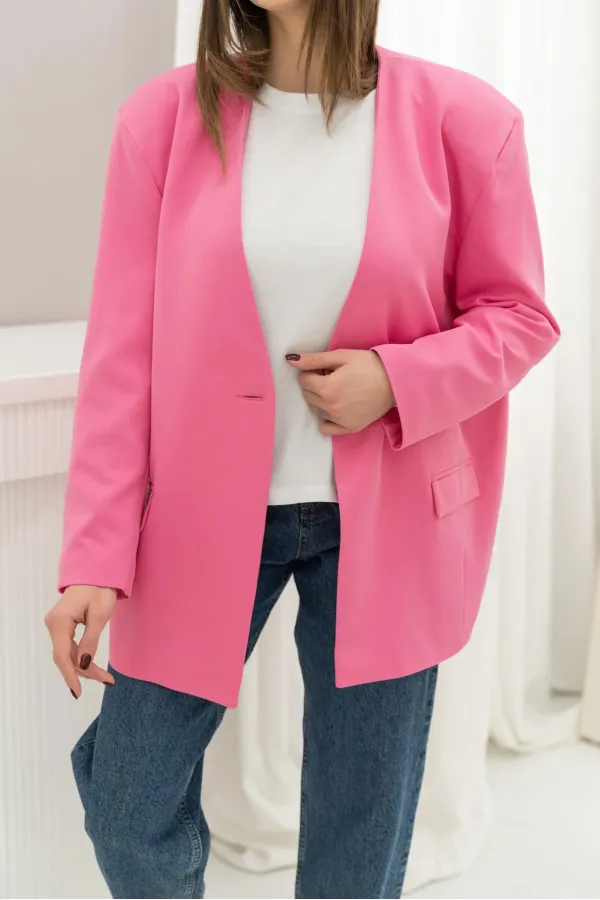 Jupe-veste élastique rose en gros